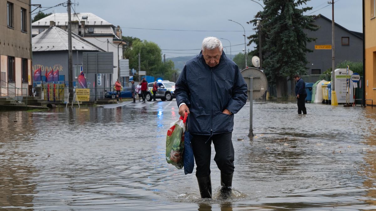 Litovel: Povodeň přišla před půlnocí, bylo to rychlé. Ještě jsme se nedostali domů