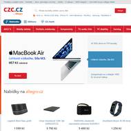 Takto vypadal původní e-shop CZC.cz, nabídky byly daleko přehlednější