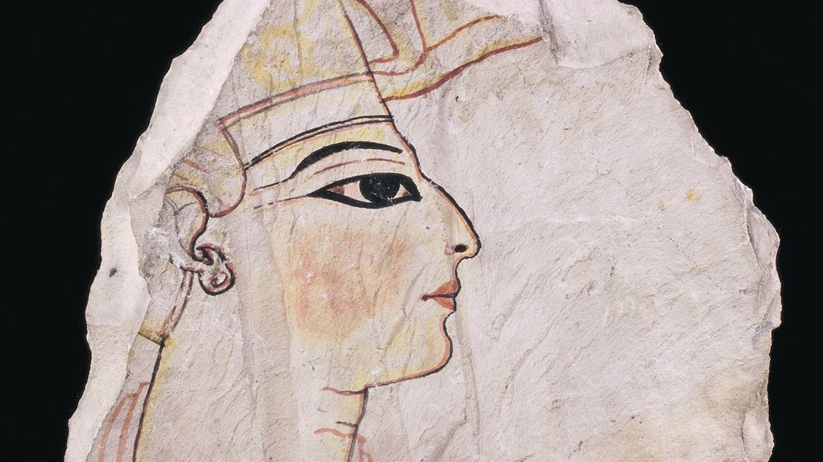 Ukázka staroegyptské kresby faraona Ramsese VI.
