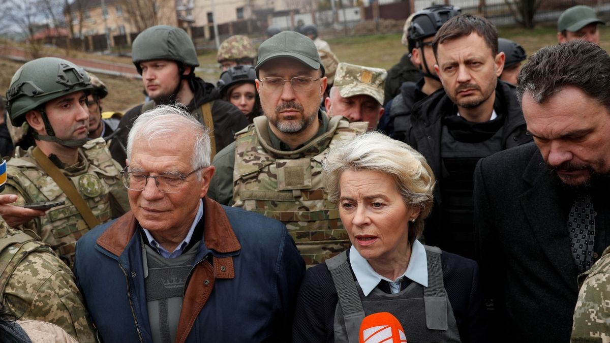 Von der Leyenová po dárcovské akci ohlásila přes 10 mld. eur na pomoc Ukrajincům