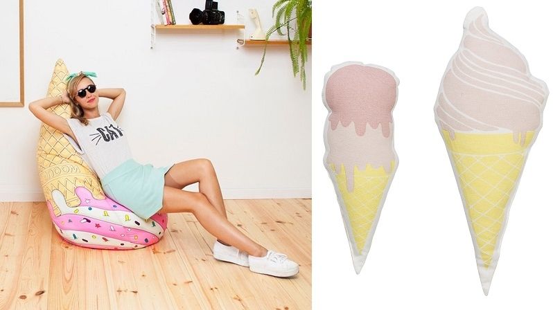 Designové kousky inspirované zmrzlinou vnesou do interiéru letní atmosféru