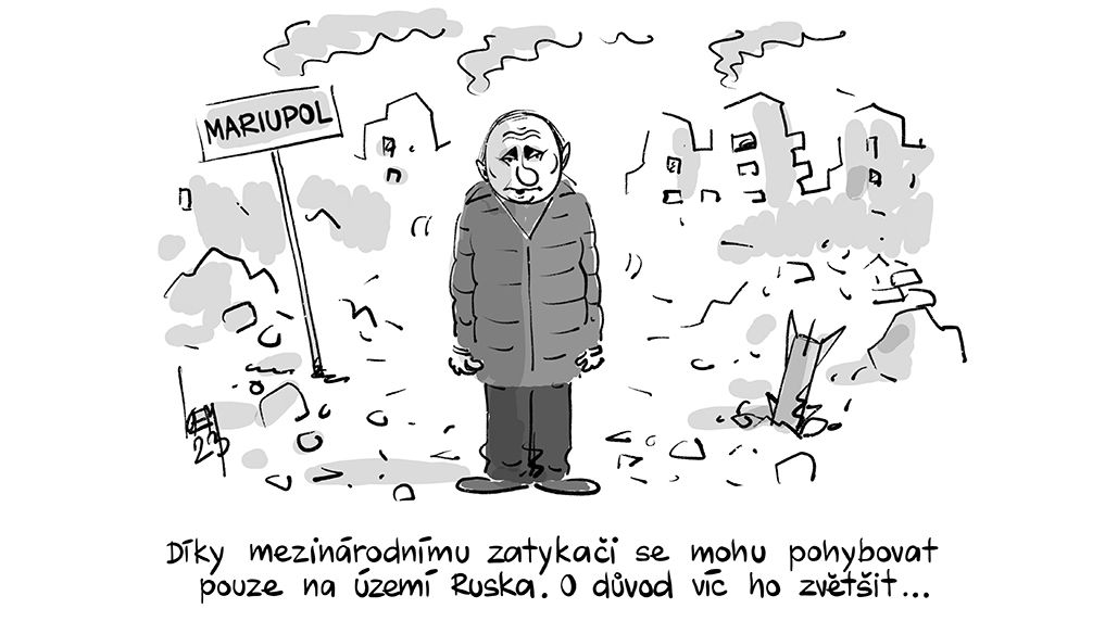 Díky mezinárodnímu zatykači se mohu pohybovat pouze na území Ruska. O důvod víc ho zvětšit...