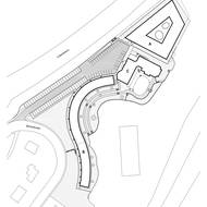 Současná podoba Barrandovských teras na výkresu. 