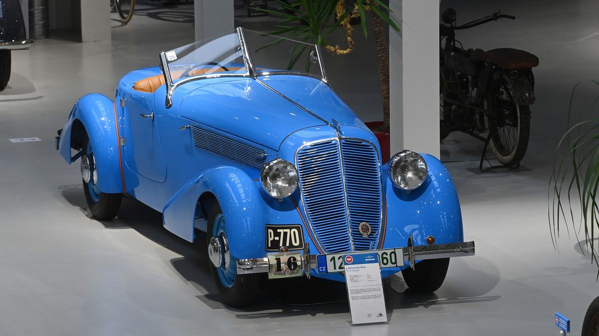 Muzeum v Olomouci získalo roadster, ve kterém jezdil Vlasta Burian
