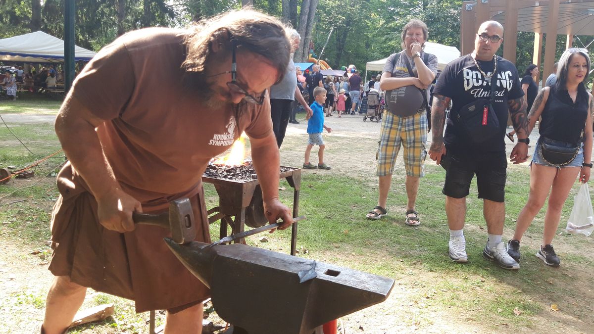 Kováři předvedli své umění na Festivalu železa