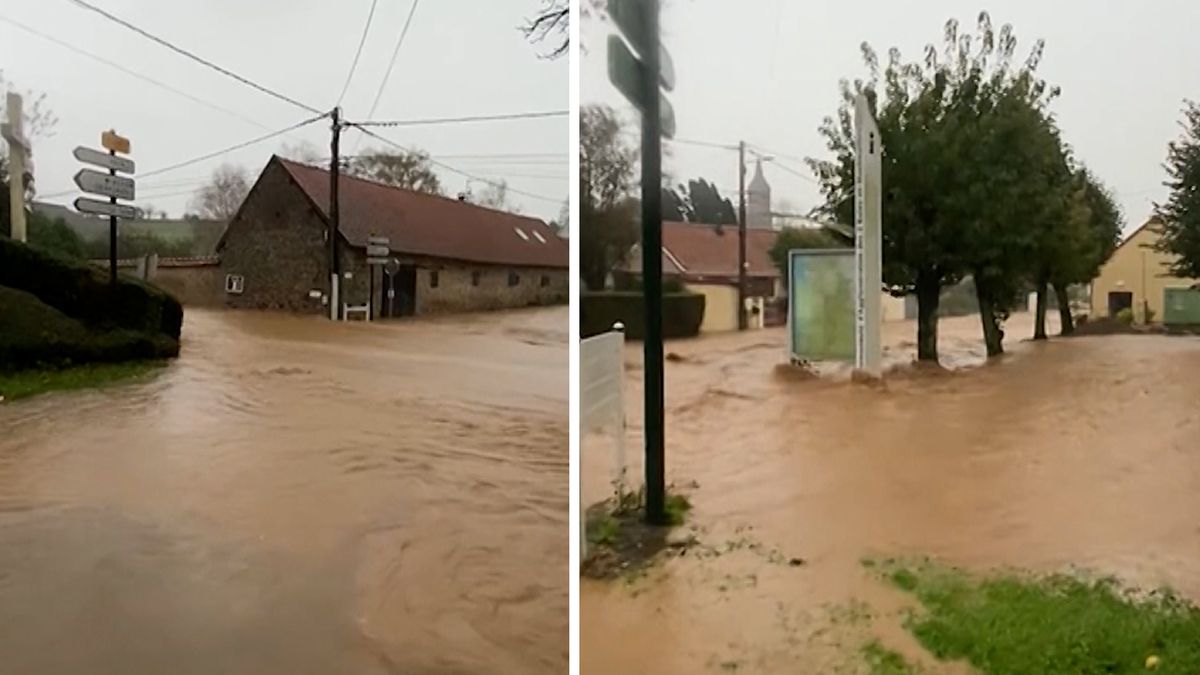 Bouře Ciarán a Domingos nechaly kus Francie pod vodou