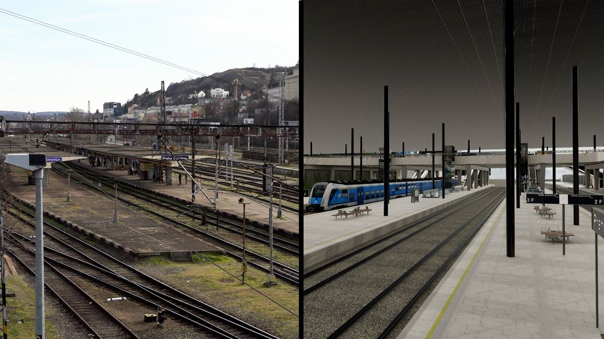 Začala přestavba smíchovského nádraží. Potrvá pět let