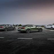 Modernizované Audi e-tron GT ve všech verzích