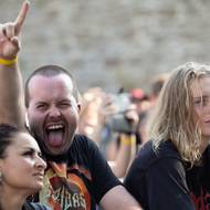 Návštěvníci festivalu Metal!!! v Ostravě