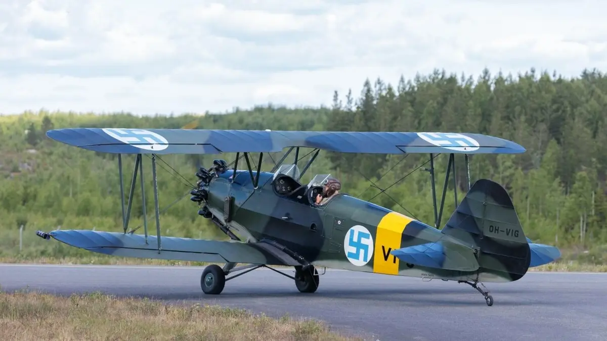 Svastika byla dlouhá léta neodmyslitelnou součástí finského letectva.