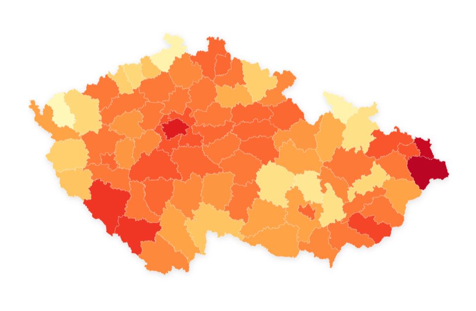 Počet nakažených v Česku prudce vzrostl