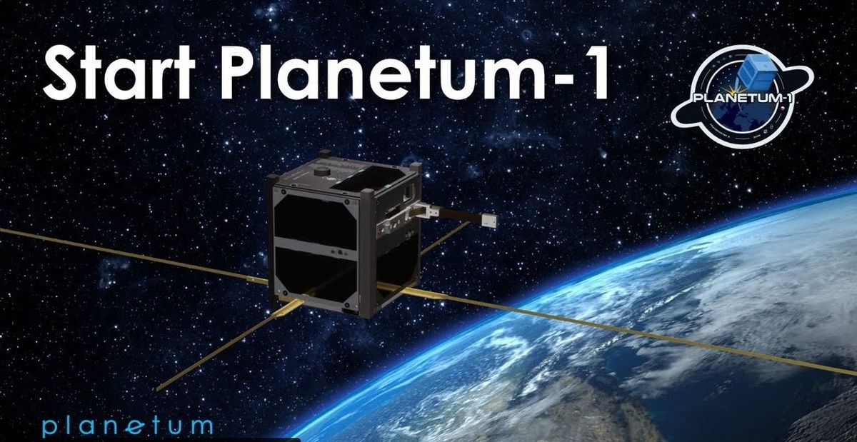Start české družice Planetum-1 na oběžnou dráhu