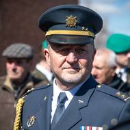 Na pohřbu se sešlo mnoho příslušníků armády a bezpečnostních sborů