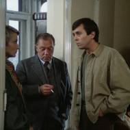 Daniela Kolářová, Rudolf Hrušínský starší a Josef Abrhám ve snímku Kulový blesk (1978)