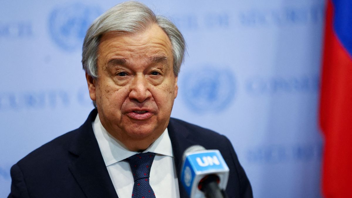 Guterres: Ukrajina i Rusko si věří na vítězství, jednat o míru teď není možné