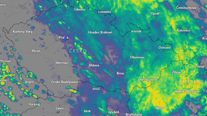 Pršet bude dál, meteorologové prodloužili výstrahu
