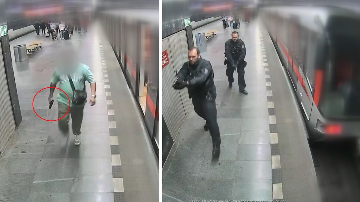Dvojice střílela v pražském metru