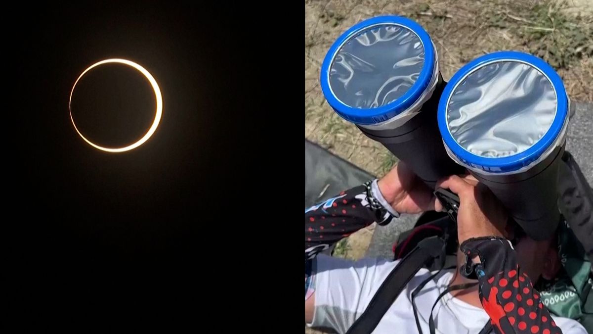 Lidé v Jižní Americe pozorovali prstencové zatmění Slunce