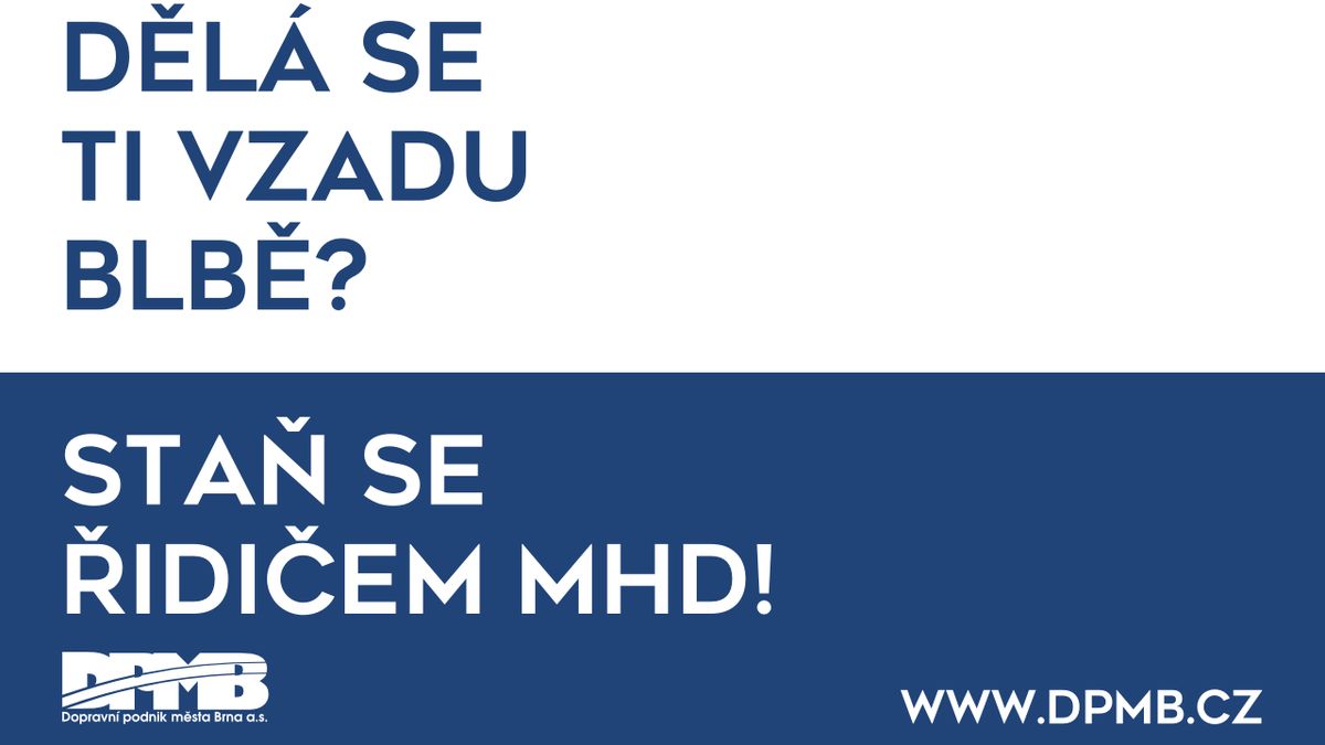 Náborový příspěvek a vtípky pomáhají v Brně v boji s nedostatkem řidičů MHD