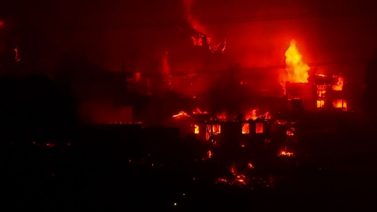 Požáry v Chile: Desítky mrtvých, tisíce spálených domů