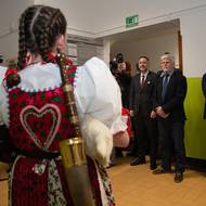 Prezident Petr Pavel v druhý den své návštěvy Plzeňského kraje dorazil do okresního města Domažlice