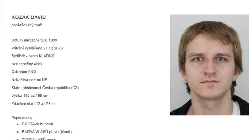 Masovým vrahem je 24letý student univerzity