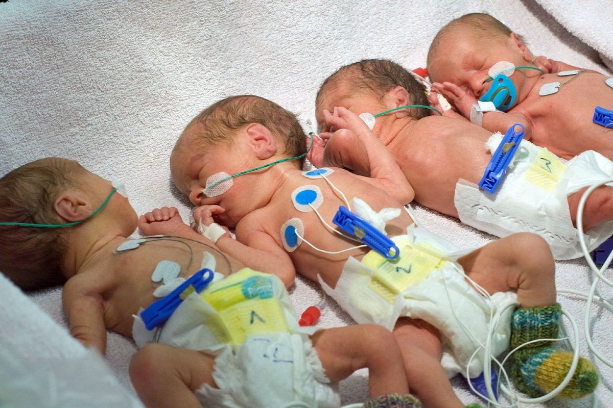 V Texasu se narodila jednovaječná čtyřčata