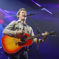 Britský zpěvák a kytarista James Blunt vystoupil ve Foru Karlín.