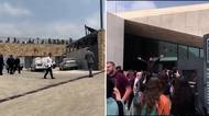 Dav Palestinců vyhnal evropské diplomaty z muzea na Západním břehu. Vzduchem létaly kameny
