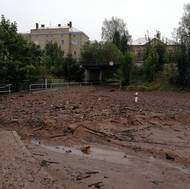 Následky po povodni na Stěnavě na Broumovsku