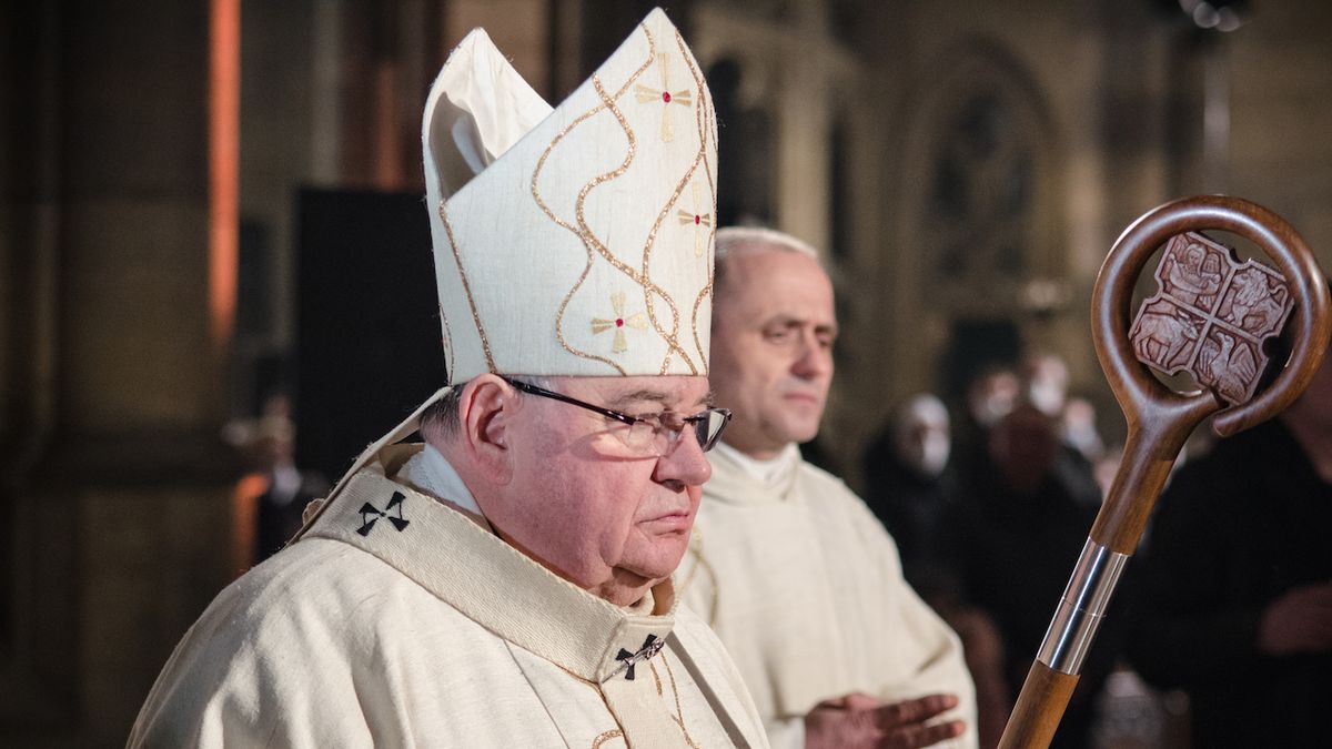 FOTO: Kardinál Dominika Duka sloužil mši za mír na Ukrajině