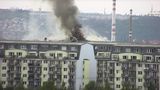 Na pražském Chodově hořel bytový dům, škoda je podle odhadů 100 milionů