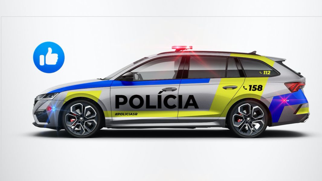 Slováci hlasují o zbarvení policejních vozů
