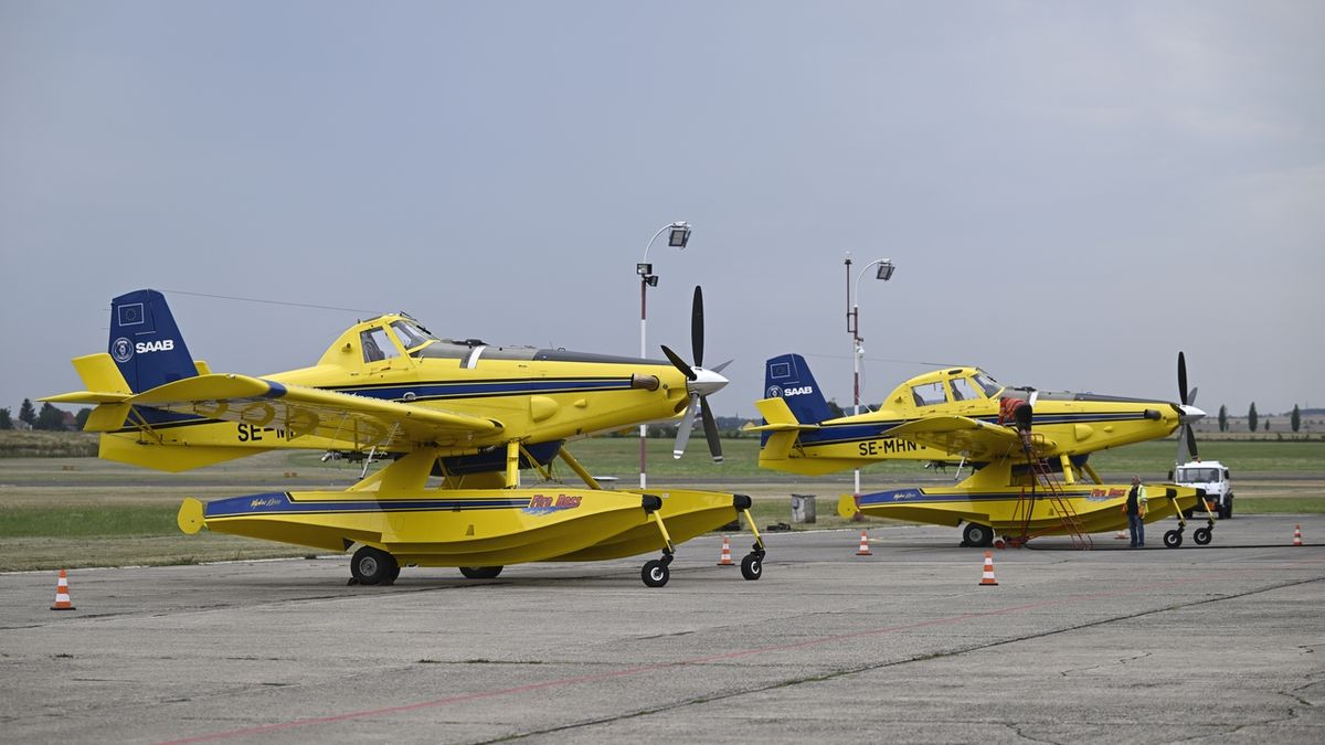 Letadla v Českém Švýcarsku kvůli počasí nemohou hasit
