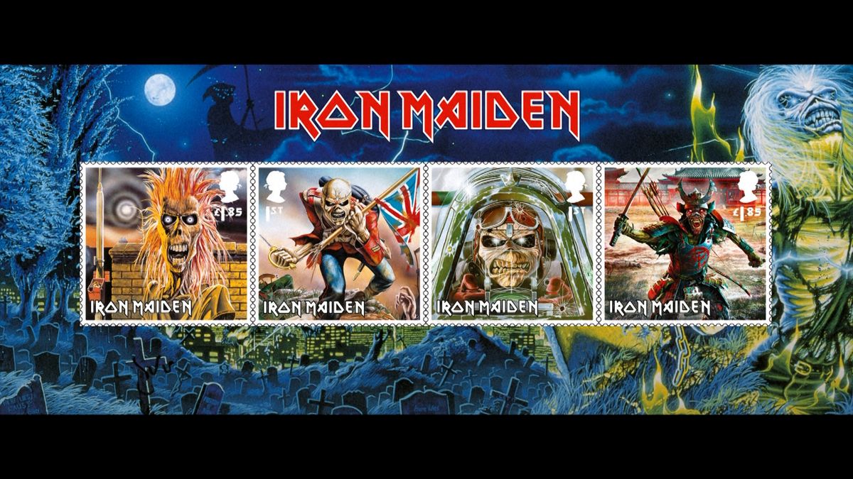 Britská pošta vydává sérii známek věnovanou kapele Iron Maiden