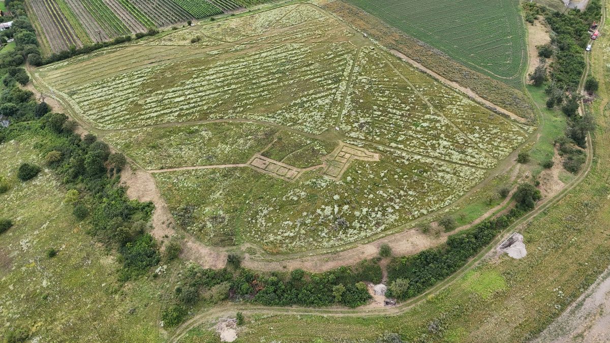 Archeologové zvou do nejstarších lázní v Česku. Místo vody je v nich tráva