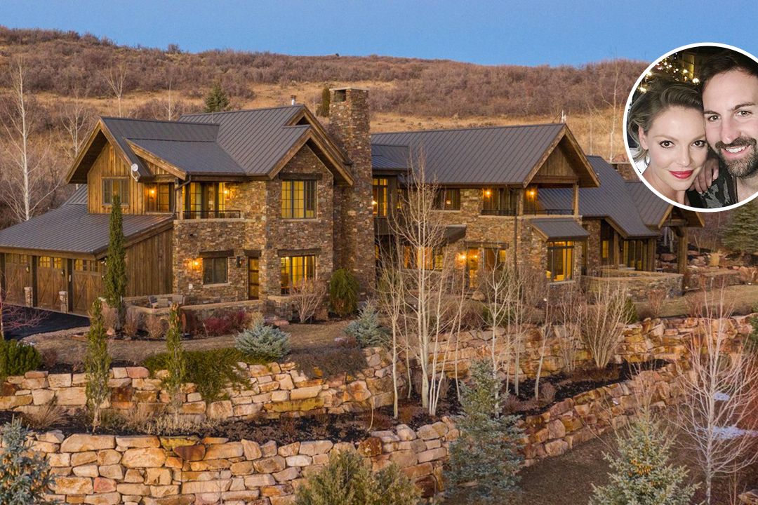 Herečka Katherine Heiglová a její manžel Josh Kelley prodávají tento ranč v Utahu.