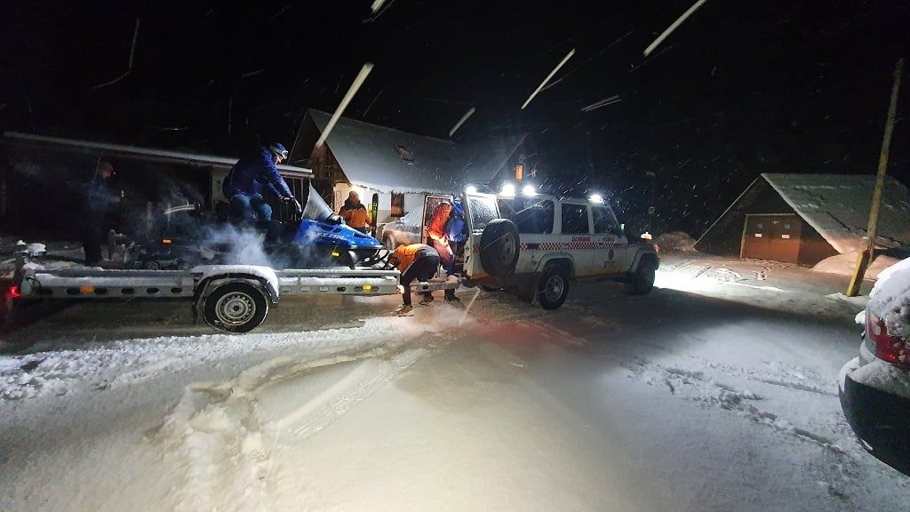 Zásah horských záchranářů na Slovensku