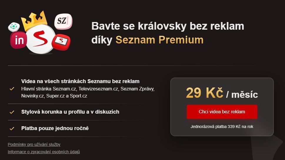 Seznam.cz nabízí novou službu Premium