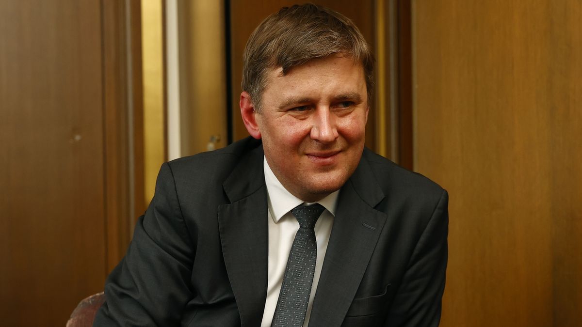 Ministr zahraničních věcí Tomáš Petříček při rozhovoru pro deník Právo.