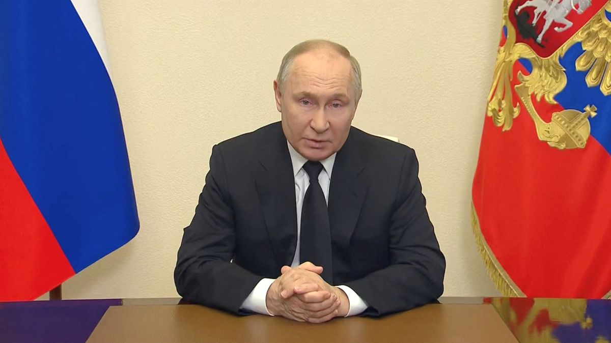 Putin v proslovu: Ukrajinci připravovali pachatelům bezpečný přechod hranice