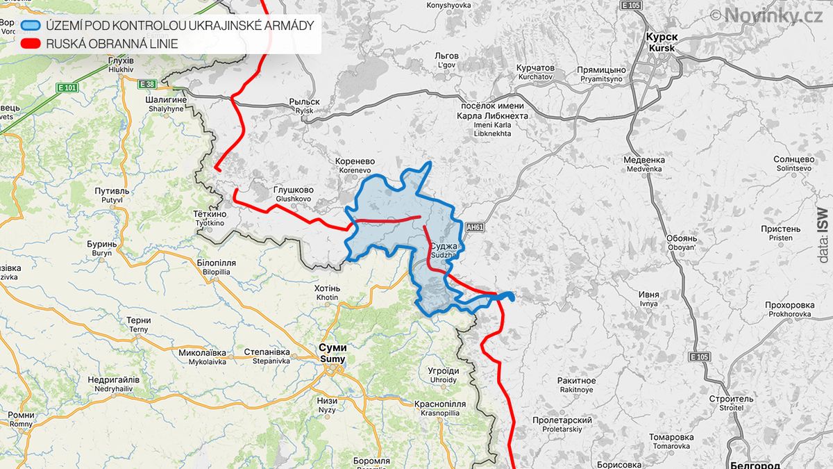 Ukrajinci postoupili, Rusové ale letos zabrali větší území, míní ISW