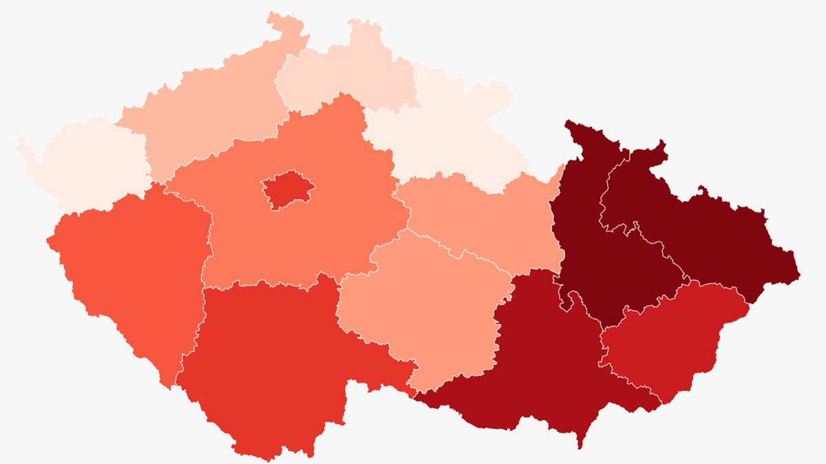 V Česku přibylo 5057 nakažených