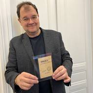 Český sběratel vlastní adresní štítek z Titaniku.