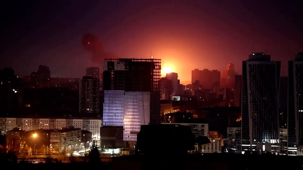 Kyjev čelil velkému raketovému útoku