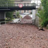 Následky po povodni na Stěnavě na Broumovsku