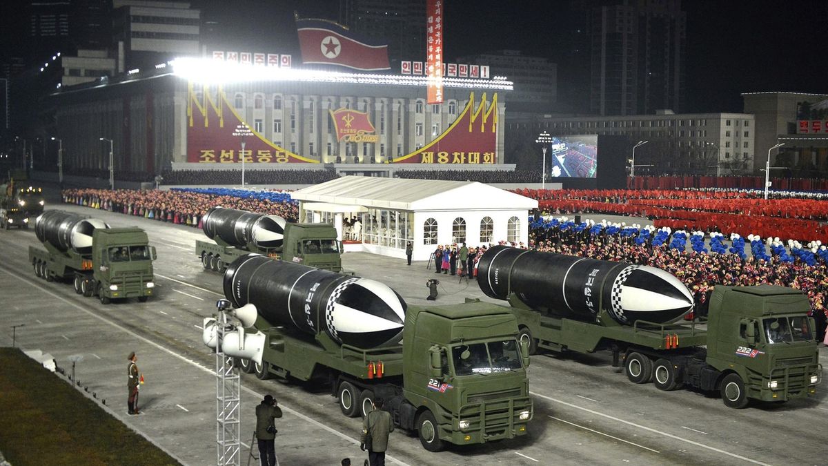 Nové severokorejské balistické rakety pro ponorky