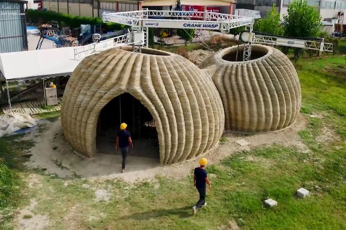 BEZ KOMENTÁŘE: Dům z 3D tiskárny připomíná vosí hnízda