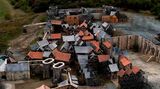 Prohlédněte si středověké městečko na Barrandově z ptačí perspektivy
