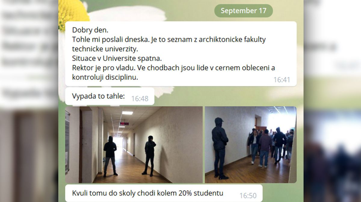 Liberecká univerzita přijala 16 studentů, kteří uprchli před režimem v Bělorusku